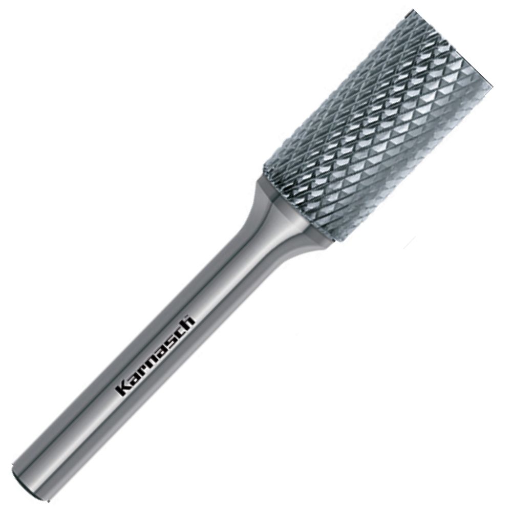 HM Frässtift, Ø=2,0-16mm, feine Kreuzverzahnung, 113002, ZYA Zylinderform, unbeschichtet HP4