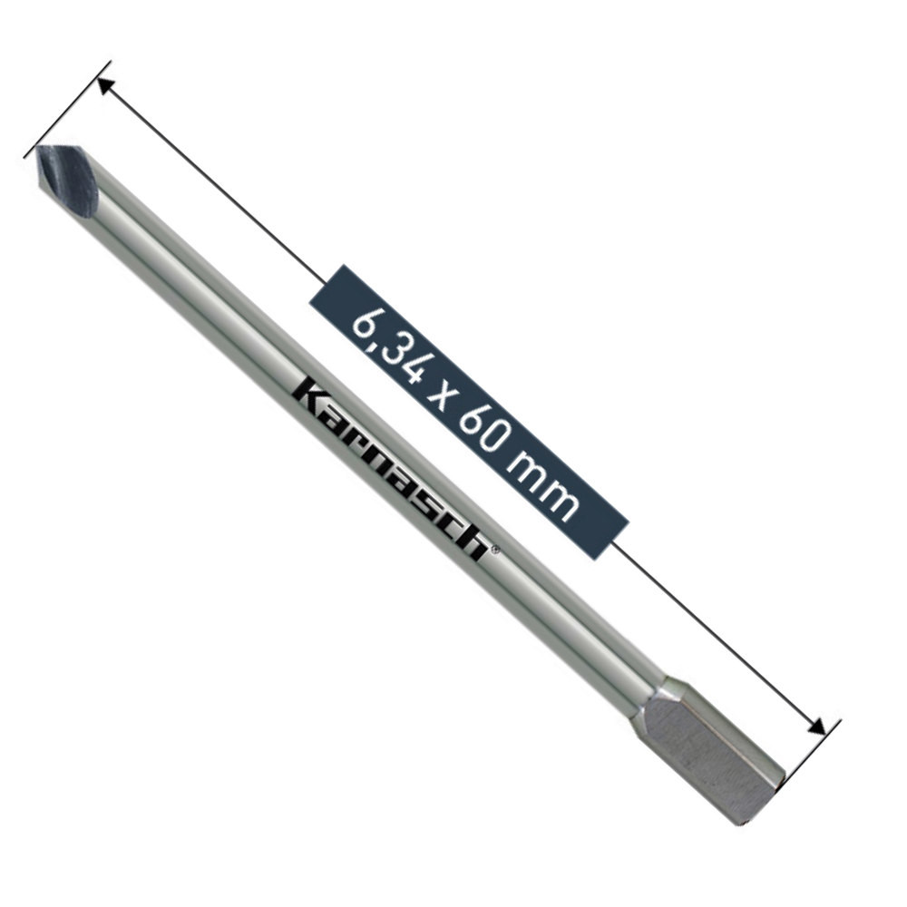 Auswerferstift für Power Drill 4000 6,34x60mm, Stift für Lochsäge