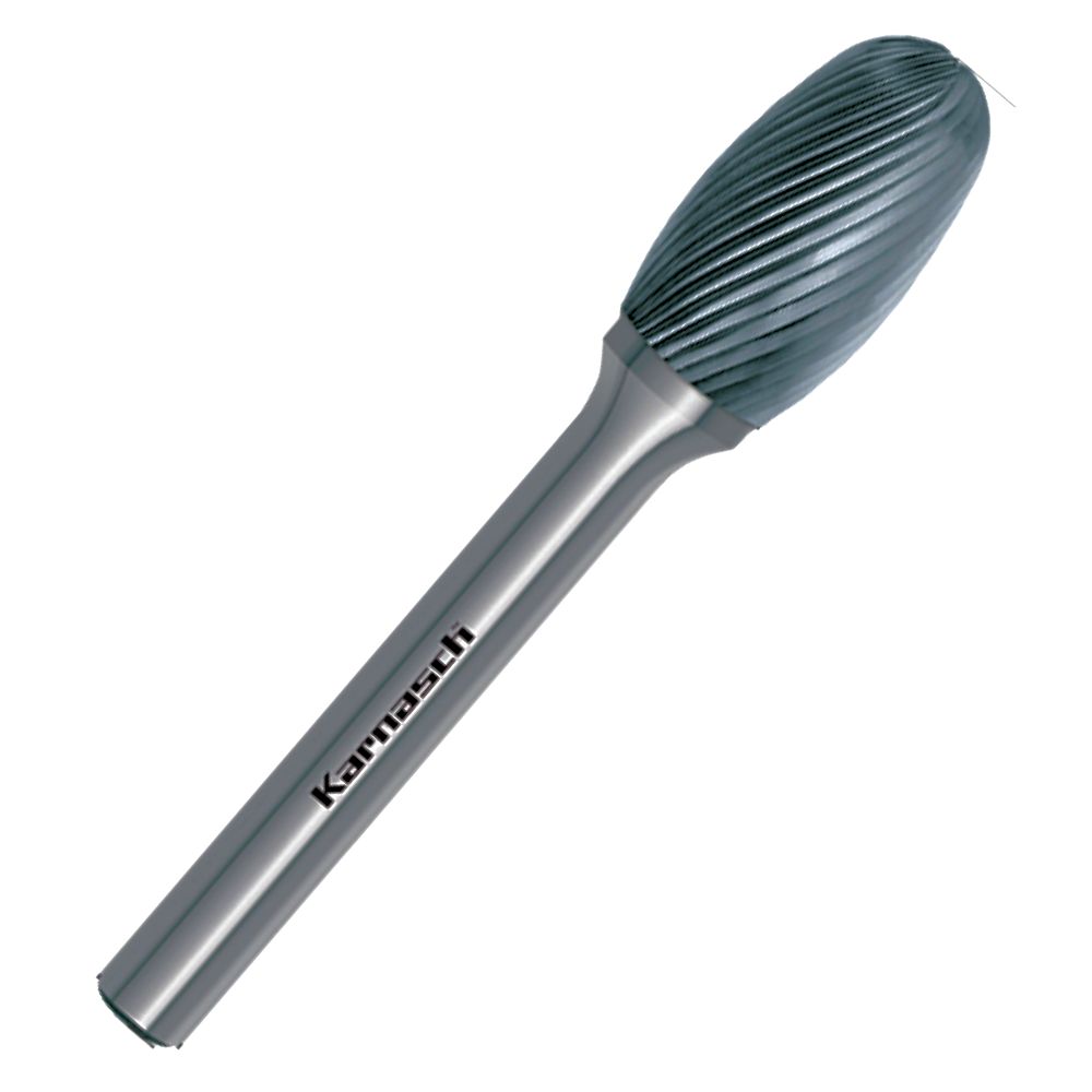 113043 HM Frässtift, Ø=3,0-16mm, Serie 113043, Tropfenform, unbeschichtet HP5