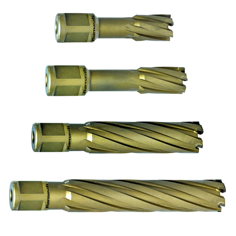 Kernbohrer HM, Weldonschaft, Nutzlänge 40, 55, 80, 110mm, Hard-Line, d1=12-200mm