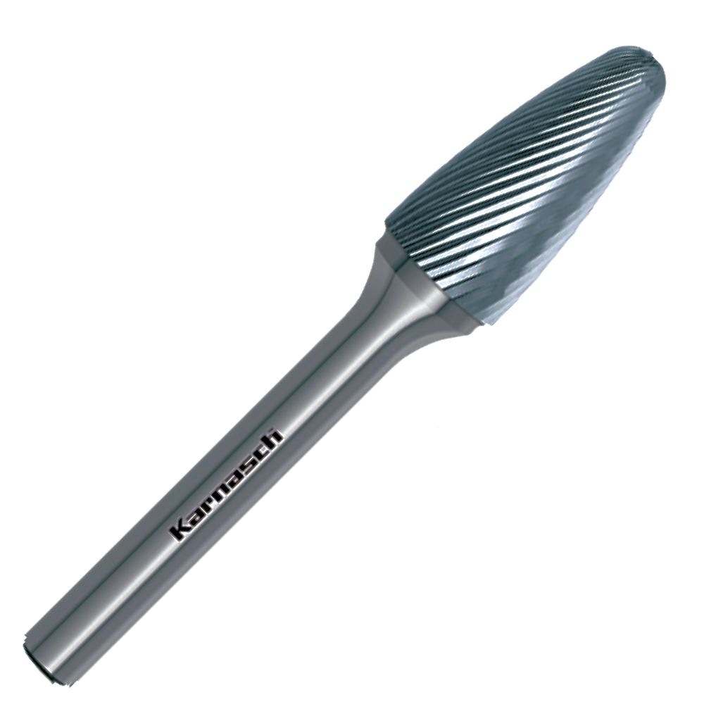 HM Frässtift, Ø=3,0-16mm, Serie 113053, Rundbogenform, unbeschichtet HP5