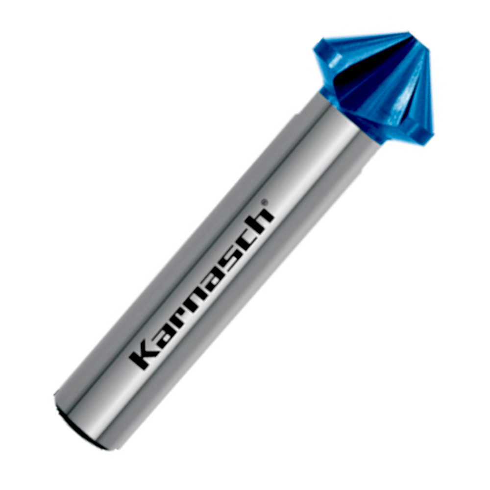 Kegelsenker 90°, ASP Pulverstahl + BLUE-TEC, Ungleichteilung, DIN 335,  Ø d1=6,3-31mm