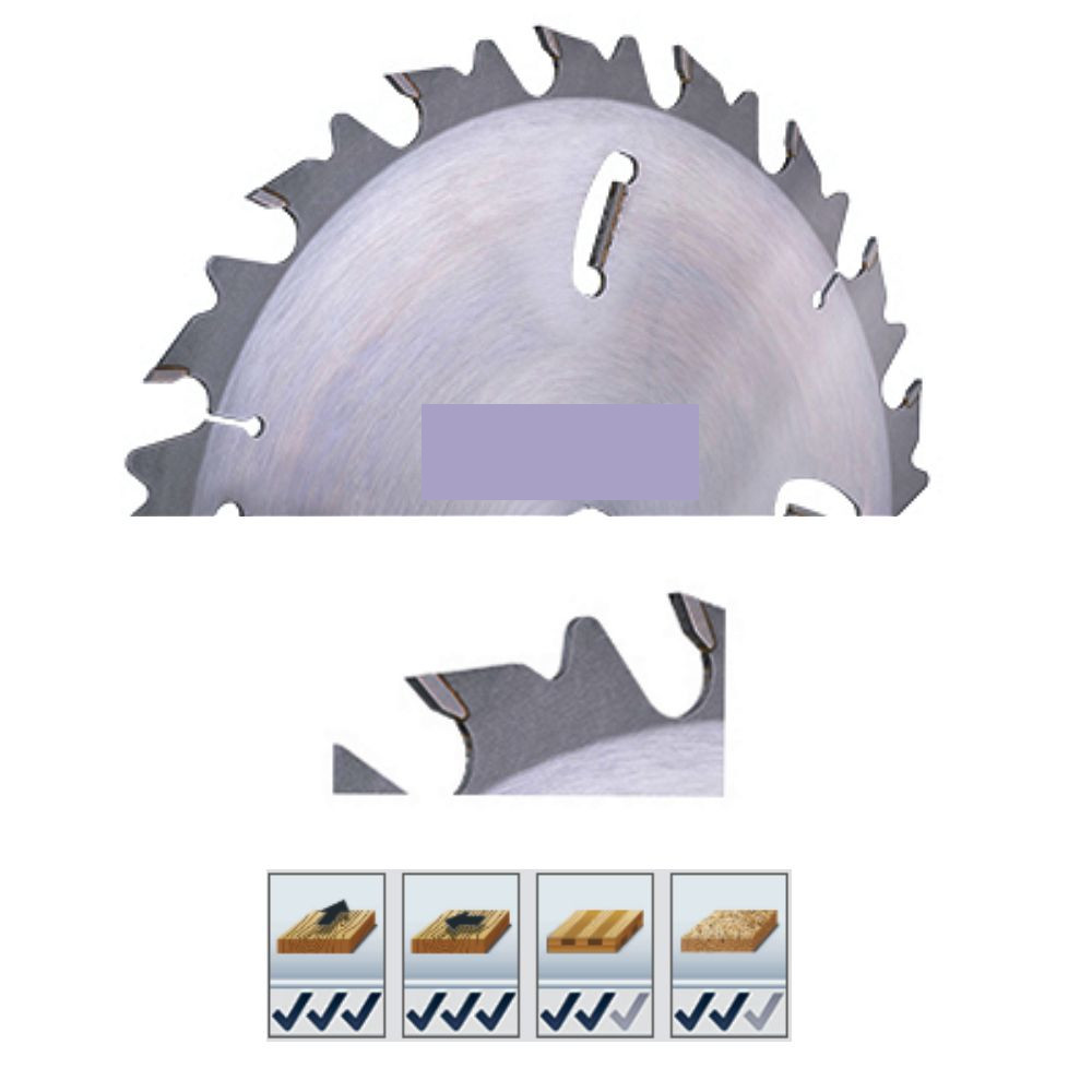 111232250tE2VQVWMa8A2O Circular saw blade, rough cutting & cuts with reamer blades, for wood, Ø 250 - 500 mm FZ WZ 3R 4R