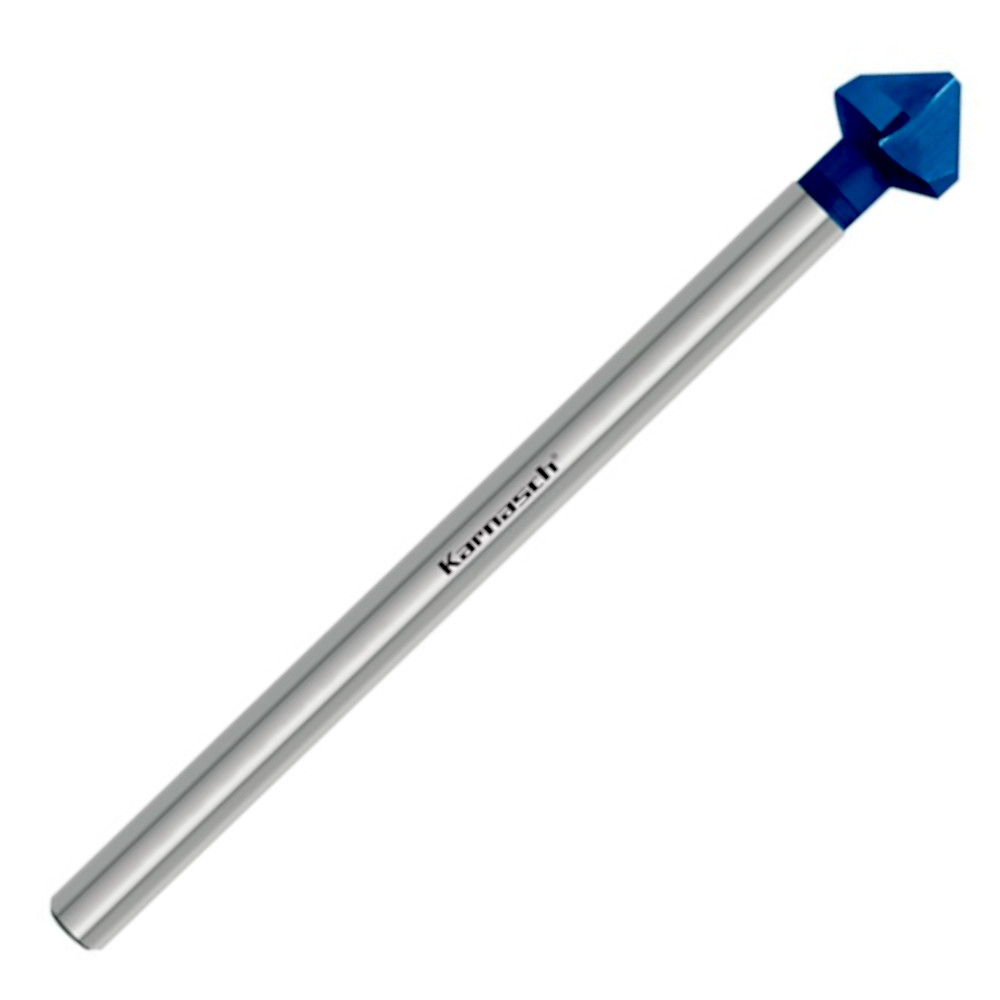 Kegelsenker 90°, extra langer Schaft 3-Flächenschaft, Blue-Tec, Ø d1=6,3-25mm