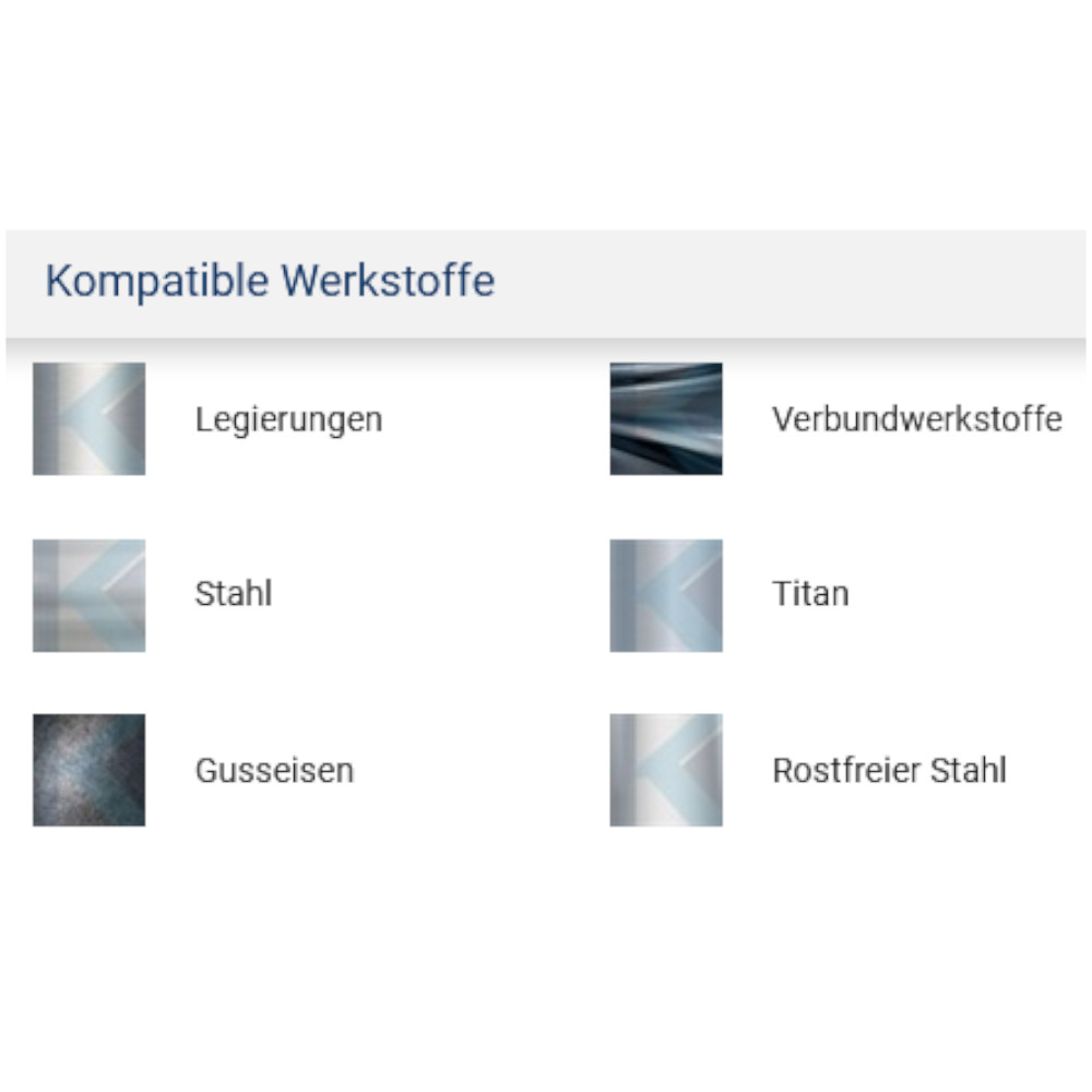 Maschinengewindebohrer Gewindebohrer zur Bearbeitung von Titan, Edelstahl und hochfesten Legierungen