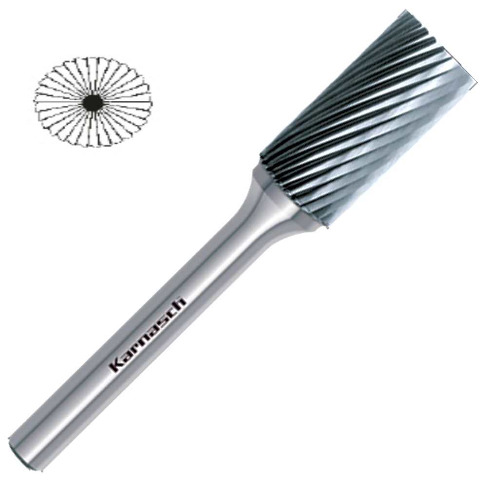 113010 Zylinderfrässtift, Ø=3,0-10mm, Serie 113010, unbeschichtet