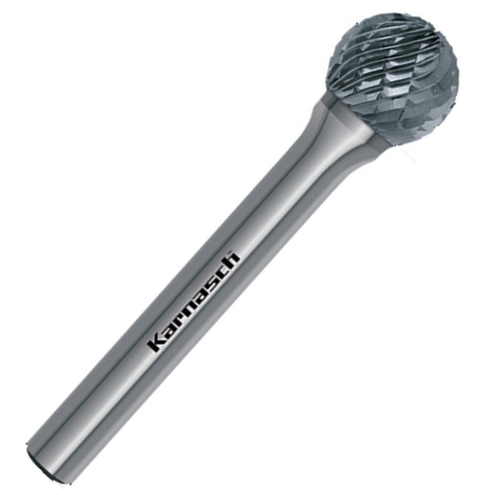 HM Frässtift, Ø=2,0-25mm, Serie 113031, Kugelform, unbeschichtet HP3