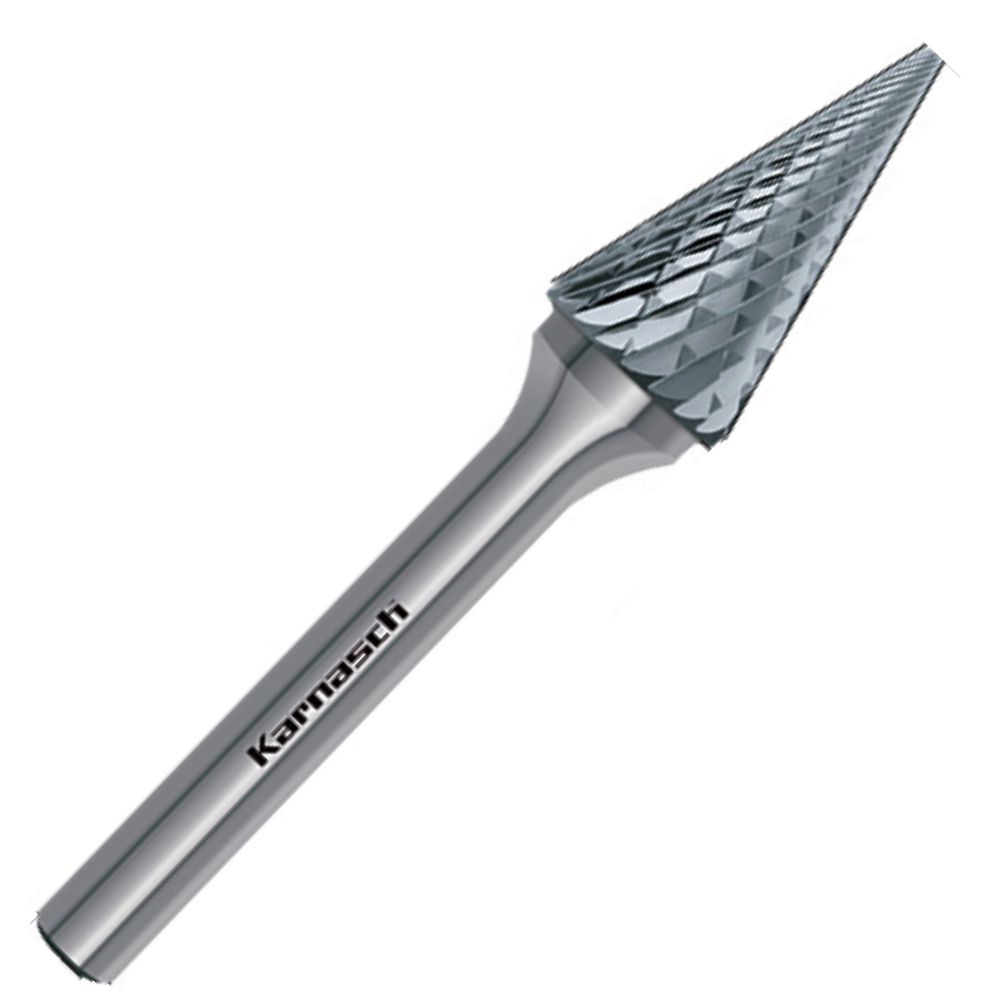 HM Frässtift, Ø=6,0-16mm, Serie 113094, Spitzkegelform, unbeschichtet HP6