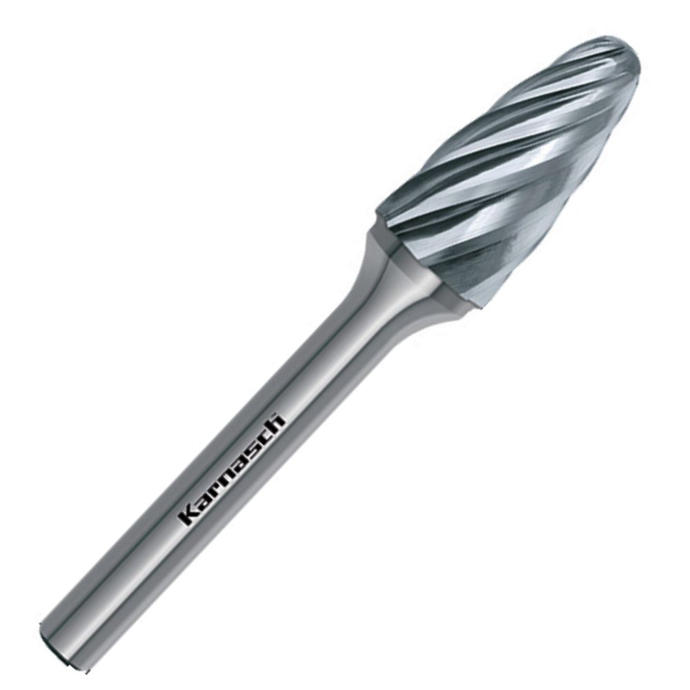 113055 HM Frässtift, Ø=3,0-20mm, Serie 113055, Rundbogenform, unbeschichtet HP7