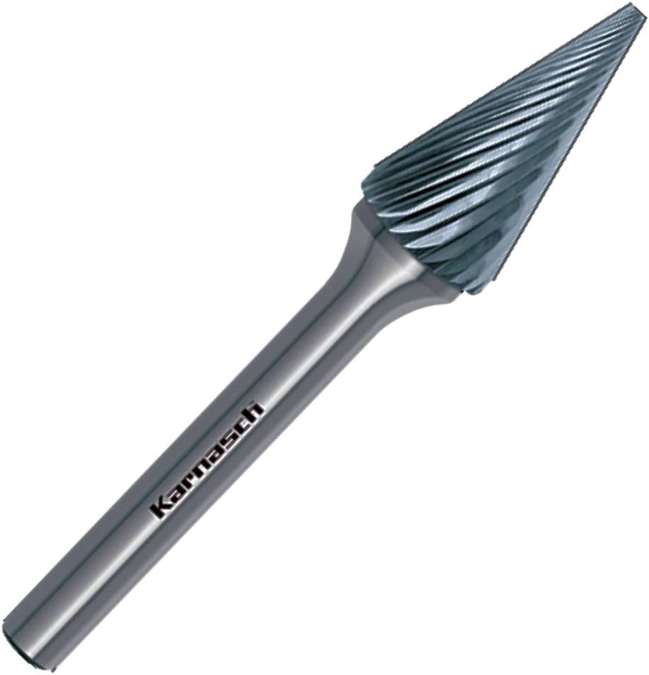 HM Frässtift, Ø=3,0-12mm, Serie 113090, Spitzkegelform, unbeschichtet HP2