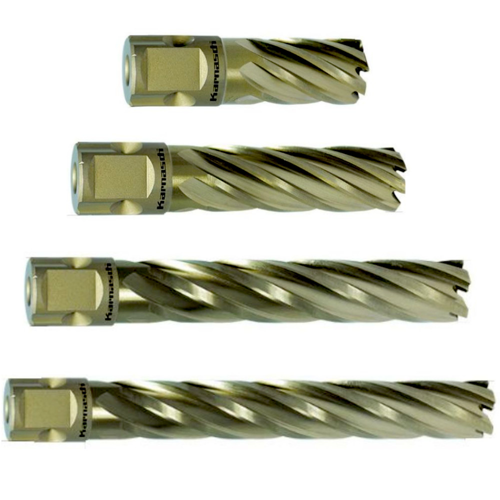 Kernbohrer Nitto-Universalschaft, Nutzlänge 30, 55, 80, 110mm, Gold Drill Line, d1=12-60mm