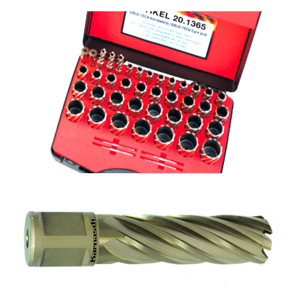 Kernbohrer Set Weldonschaft Gold Line Karnasch