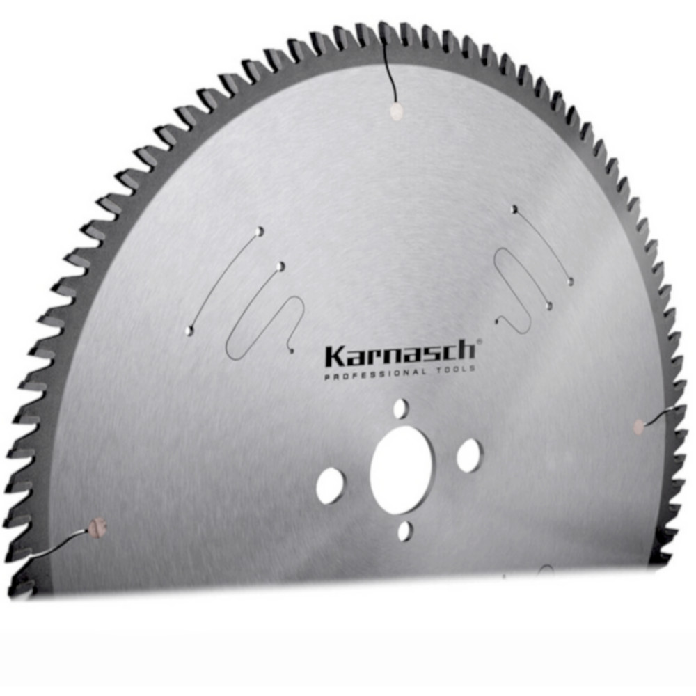Karnasch HM-bestücktes Kreissägeblatt,Sägeblatt, Alu Positiv, Kunststoffe, GFK, Kupfer, Ø 200 - 600