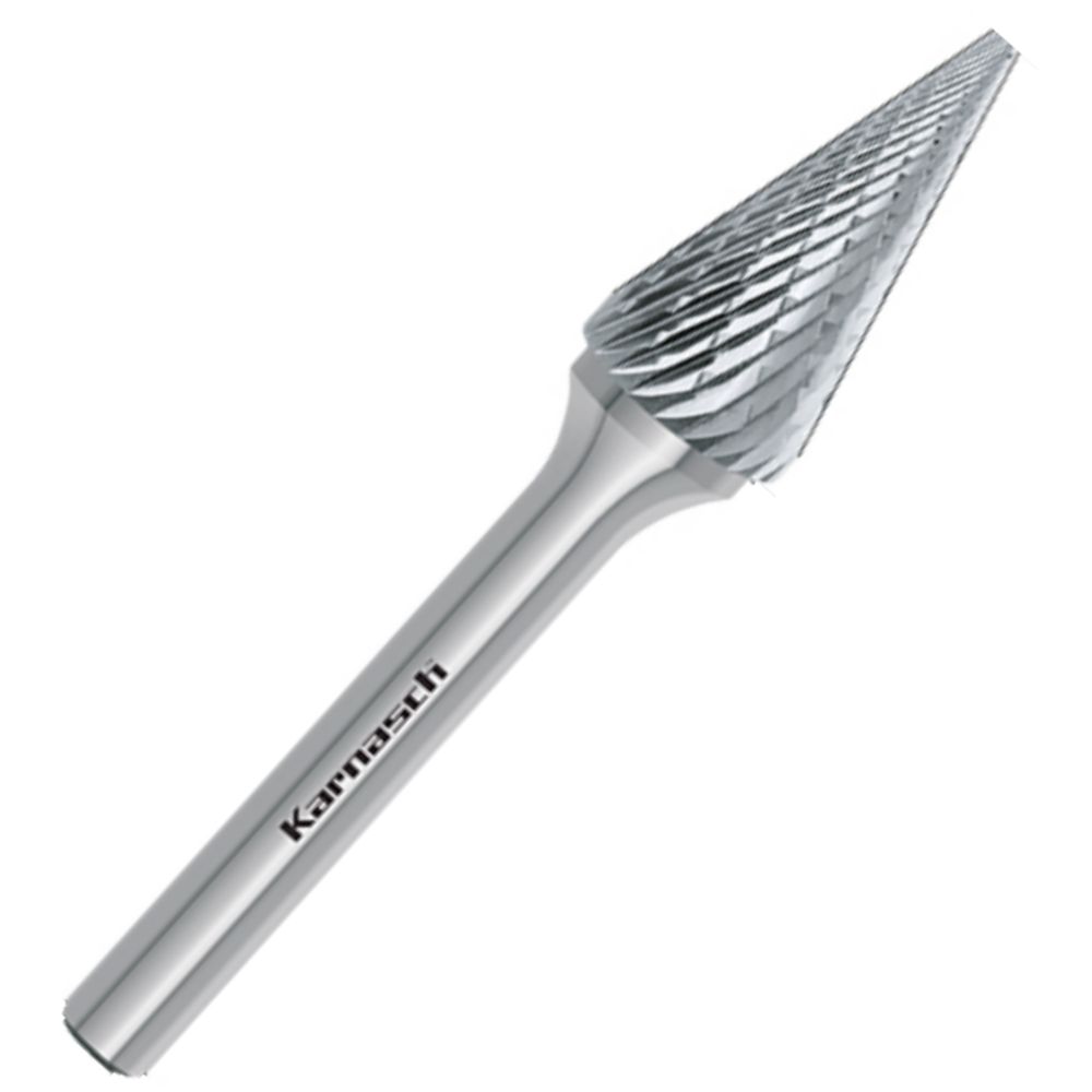 113091 HM Frässtift, Ø=3,0-20mm, Serie 113091, Spitzkegelform, unbeschichtet HP3