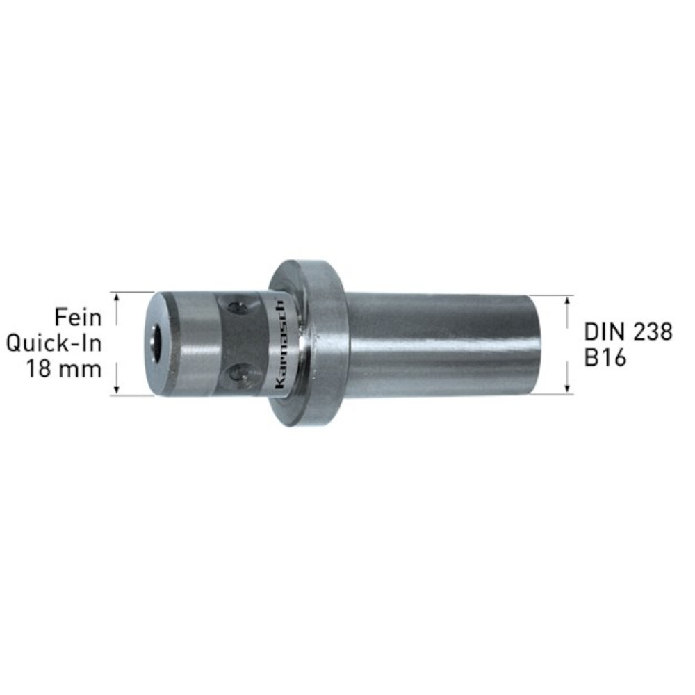 Adapter Fein Quick-In Ø 18 mm, DIN 238 B16