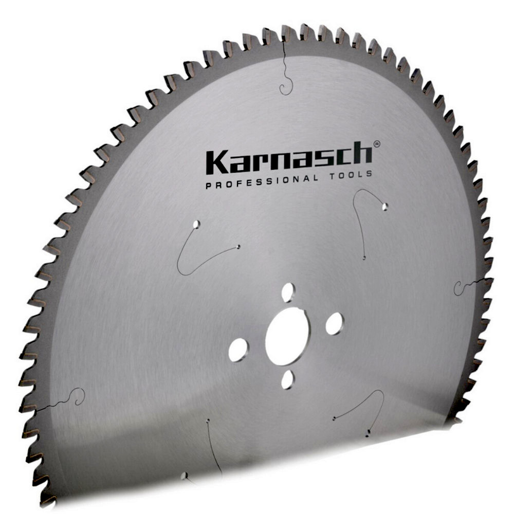 Karnasch HM-Blatt, HM-bestücktes Kreissägeblatt, Sägeblatt, Alu Negativ Dünnschnitt, Ø 120 - 550 mm,
