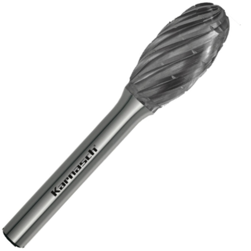 HM Frässtift, Ø=6,0-16mm, Serie 114094, Tropfenform, unbeschichtet HP3 PRO