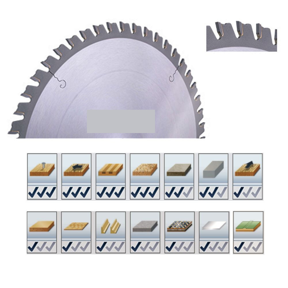 Karnasch HM-Blatt bestücktes Kreissägeblatt Super Bausäge Ø 136 - 700mm WZ, Sägeblatt Handwerk