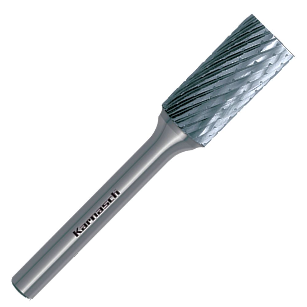 113007 HM Frässtift, Ø=3,0-16mm, robuste Kreuzverzahnung, 113007, ZYA Zylinderform, unbeschichtet HP1