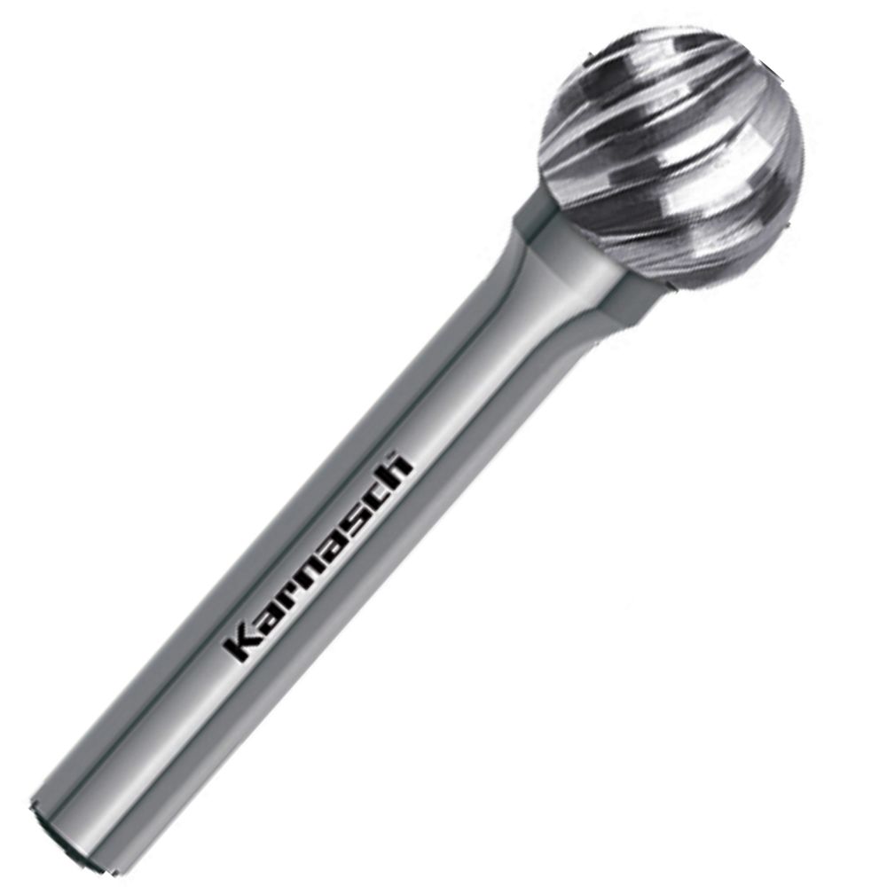 HM Frässtift, Ø=3,0-12mm, speziell für Edelstahl, KUD, Kugelform, HP9