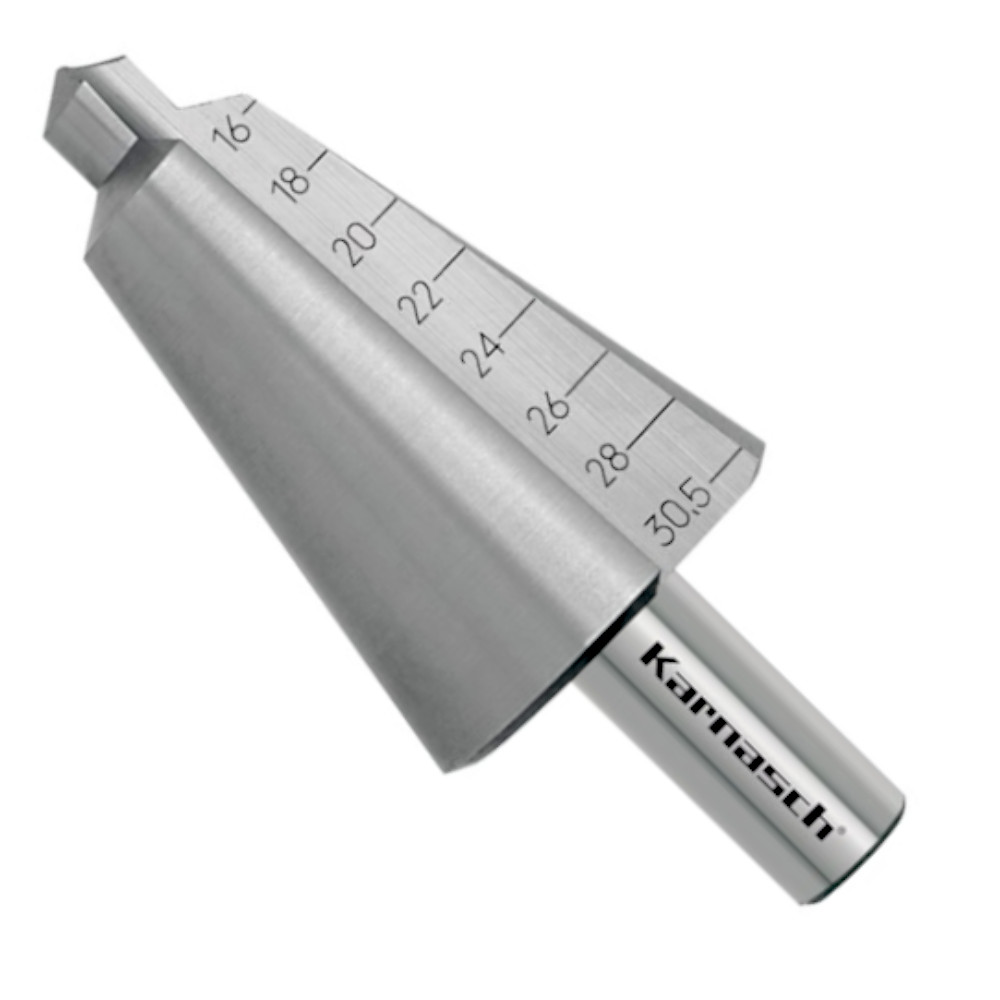 Blechschälbohrer, HSS-XE, d=16-30,5mm, CBN geschliffen, 2 Schneiden