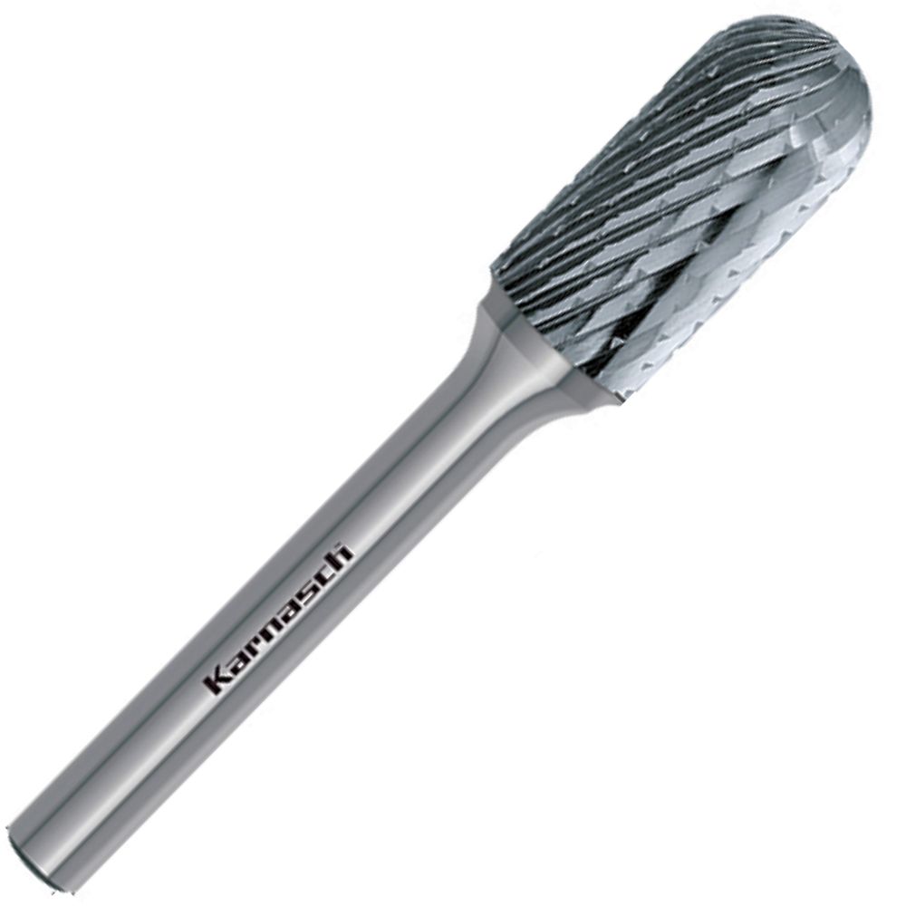 113027 HM Frässtift, Ø=3,0-12mm, Serie 113027, Walzenrundform, unbeschichtet HP1