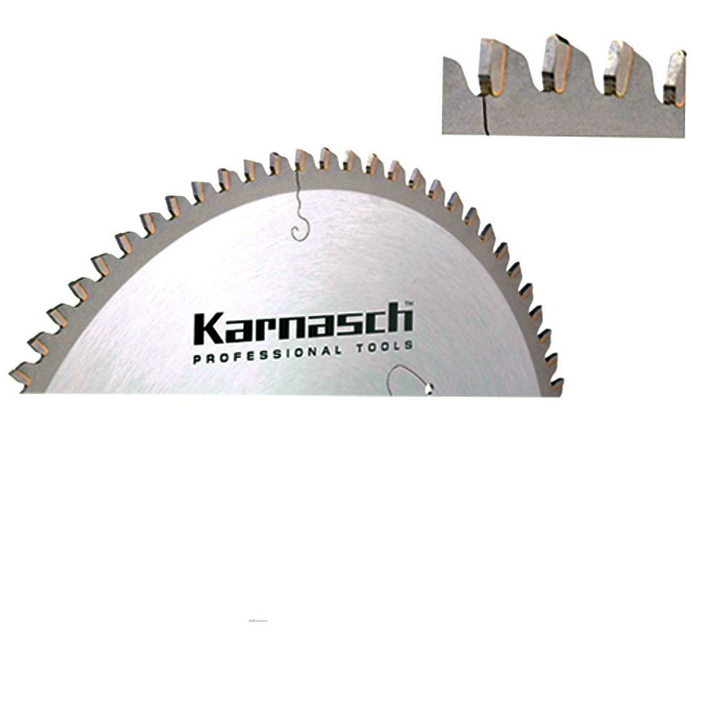 Karnasch HM-Blatt, HM-bestücktes Kreissägeblatt, Sägeblatt, Alu Negativ Dünnschnitt, Ø 120 - 550 mm,