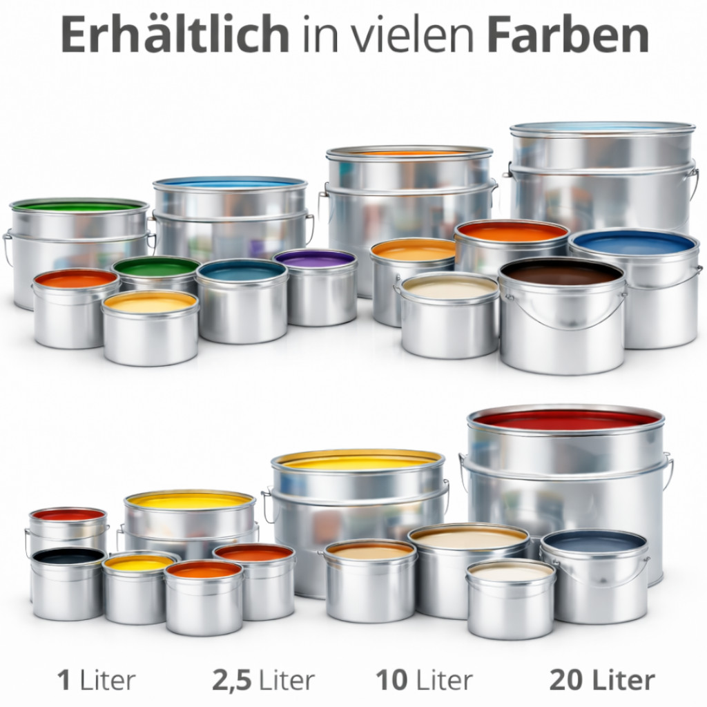 1K Bodenfarbe Fliesenfarbe seidenmatt Innen Außen Beschichtung Betonfarbe