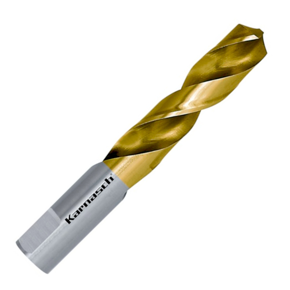 Spiralbohrer-201840 Spiralbohrer Hochleistungsbohrer, HSS-Co TIN, d1=4-12mm  Schaft 19mm 3/4"