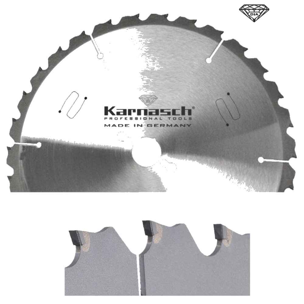 DP-bestückte Kreissägeblatt, Diamant Universal für Holz und Kunststoff, Ø=120-350mm