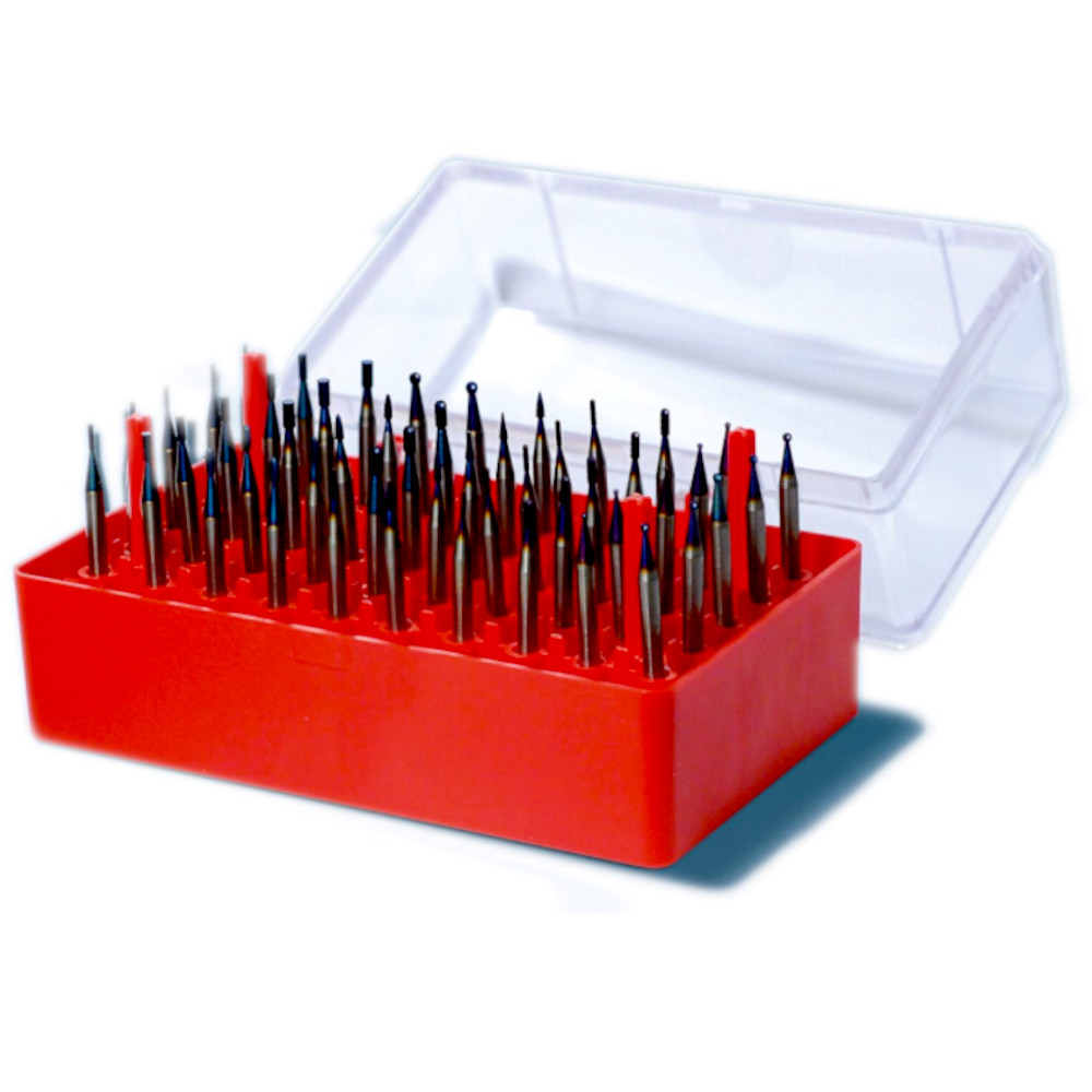 Frässtift Fräser-Satz, 50 Stück, Ø 1-2mm Set MINI Schaftfräser Schleifstift