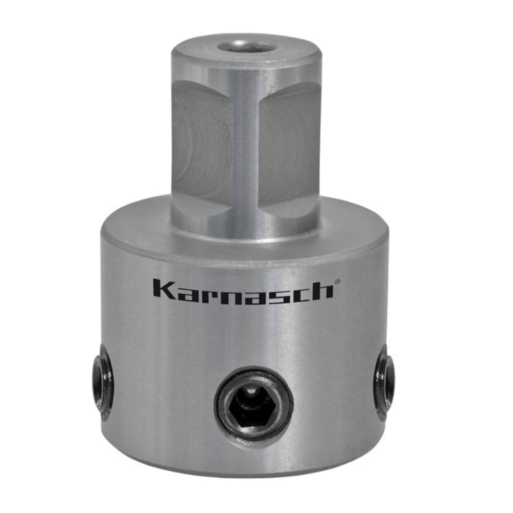 Adapter-Kernbohrer-201385 Adapter Weldon 19mm 1/4 Inch, Fein Quick-In 18mm, Karnasch