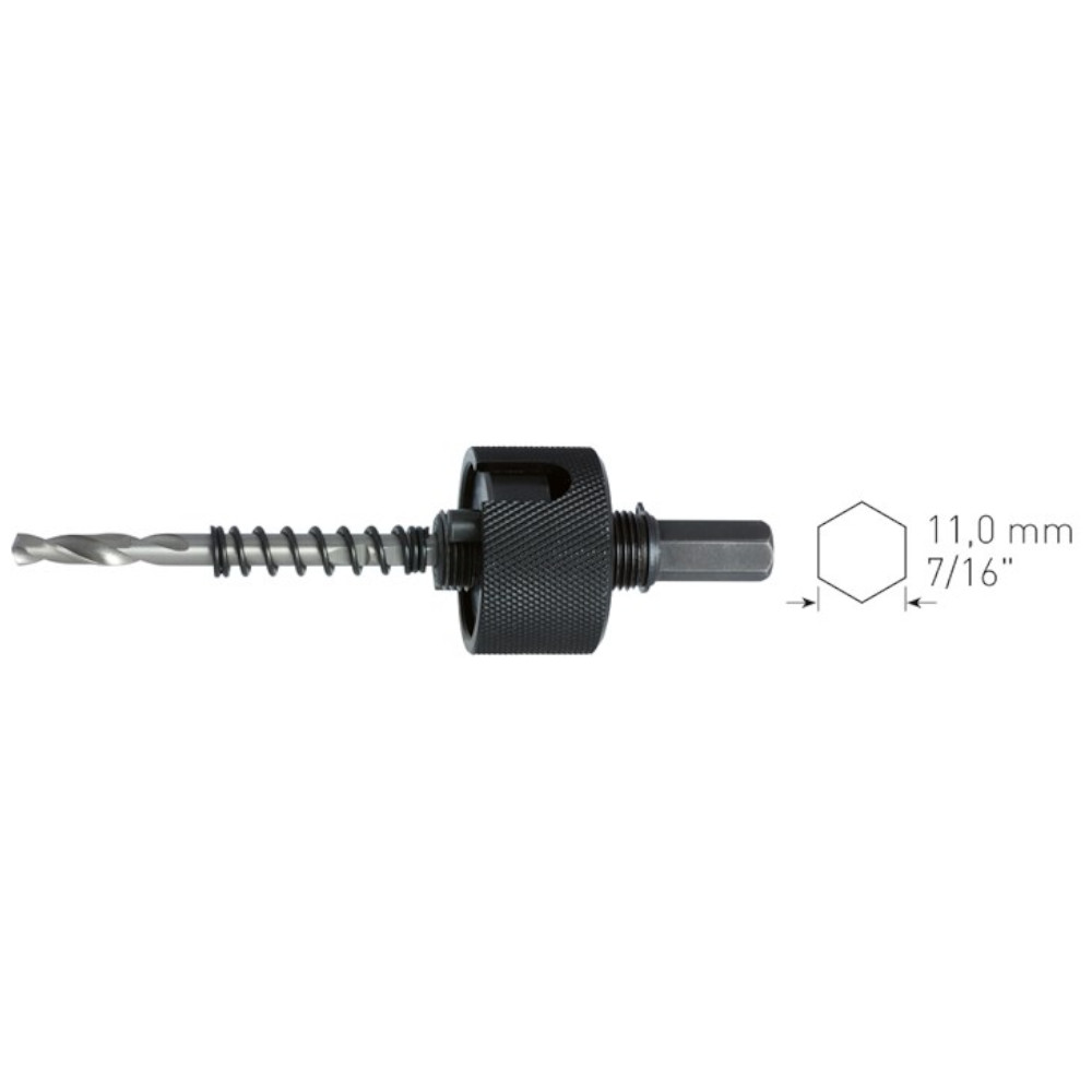 Halterung für Lochsäge DIAMOND-GRIT Ø 32 - 152 mm, Sechskant 11 mm