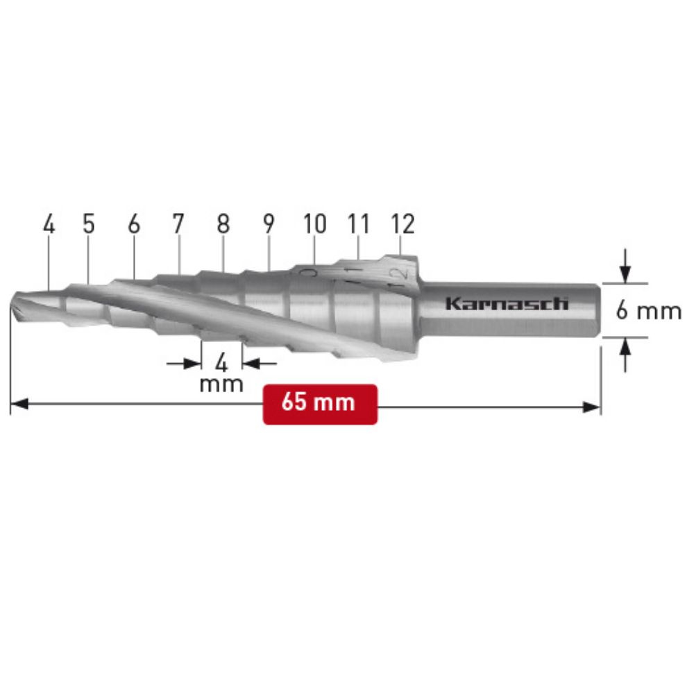 Stufenbohrer-Set 15 Stufen 4–32 Mm – HSS-Kegelbohrer In Schwarz Für Metall, Holz & Kunststoff Stufenbohrer-Set 15 Stufen 4–32 Mm – HSS-Kegelbohrer In Schwarz Für Metall, Holz & Kunststoff