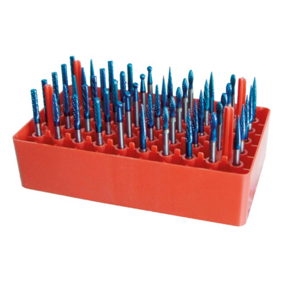 Frässtift Fräser-Satz 3mm, 50 Stück, Rotierfräser HP3 ruhiger Lauf, unbeschichtet