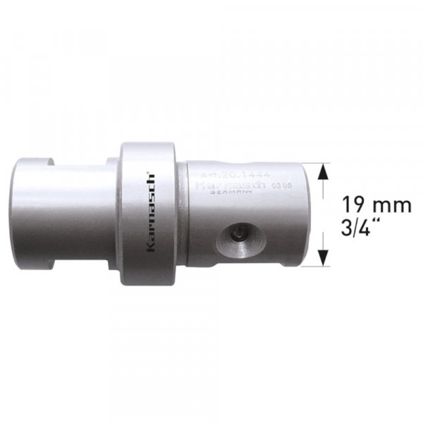 Adapter Universal Schaft 19mm, Empfohlen bis 65 mm